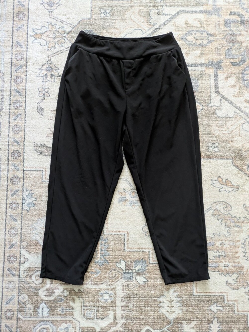 Halara Black Ribbed Pants